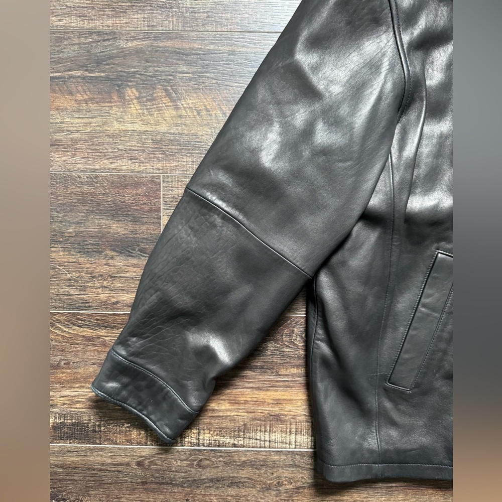 Joseph A. Bank Men’s Leather Jacket XL - Picture 6 of 10